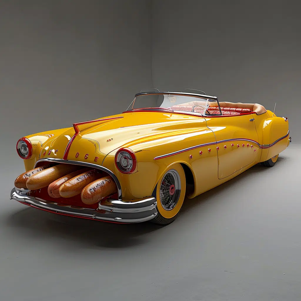 hot dog car