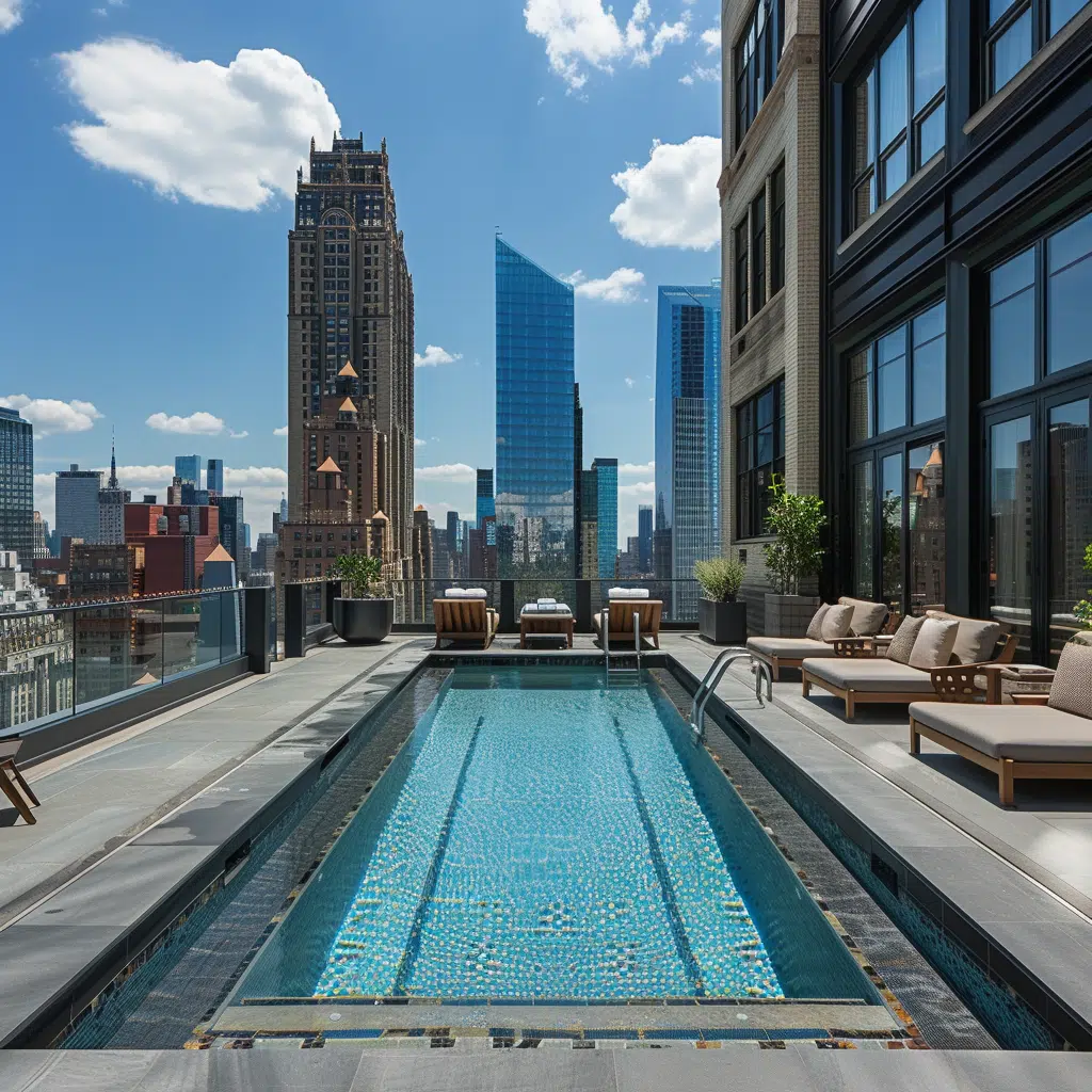nyc hotels with pools