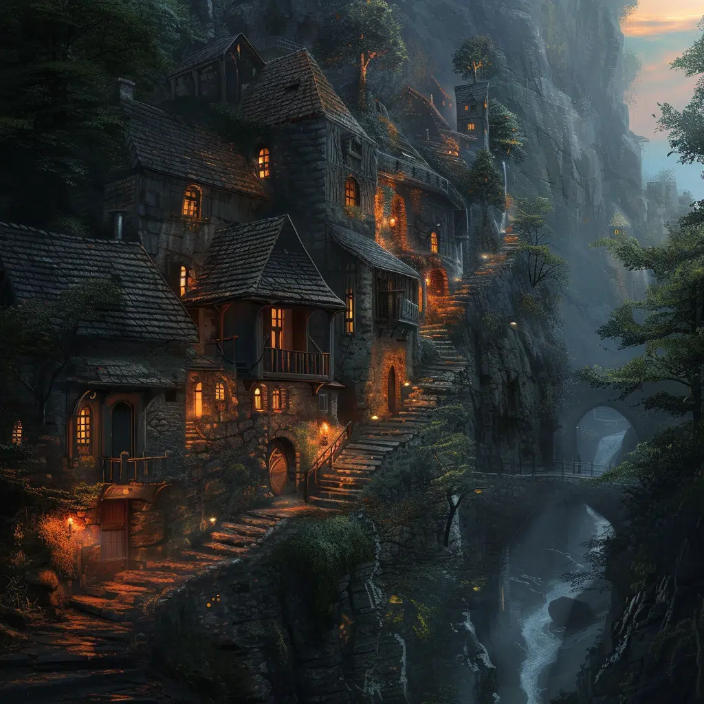 village hidden in iron