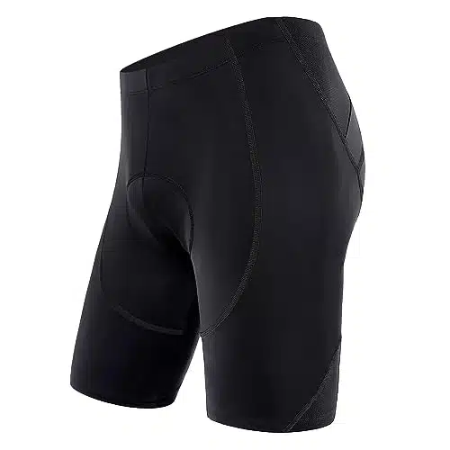 Sportneer Padded Bike Shorts for Men   D Padding Mens Bicycle Cyling Biking Tights Clothing for Road Bike, Breathable & Absorbent