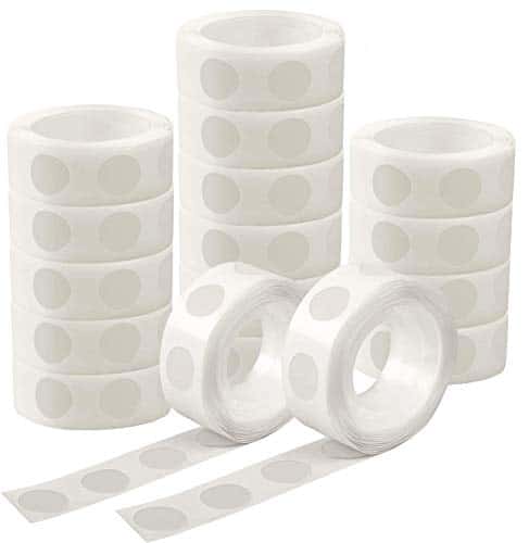 UPINS Pcs Point Dots Balloon Glue Removable Adhesive Point Tape, Rolls Double Sided Dots Stickers for Craft Wedding Decoration