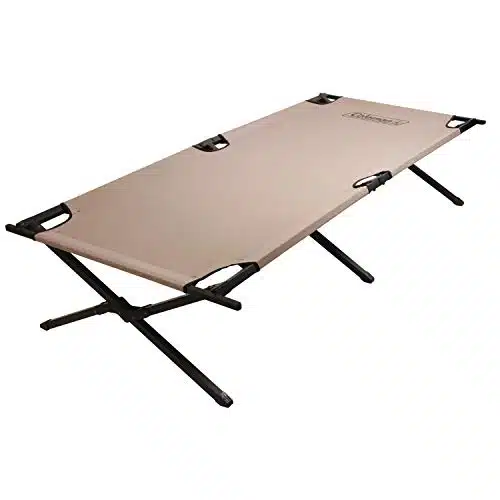 Coleman Trailhead II Camping Cot, Easy to Assemble Folding Cot Supports Campers up to ft in or lbs, Great for Camping, Lounging, & Elevated Sleeping